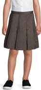 Lands' End School Uniform Girls Solid Box Pleat Skirt Top of Knee