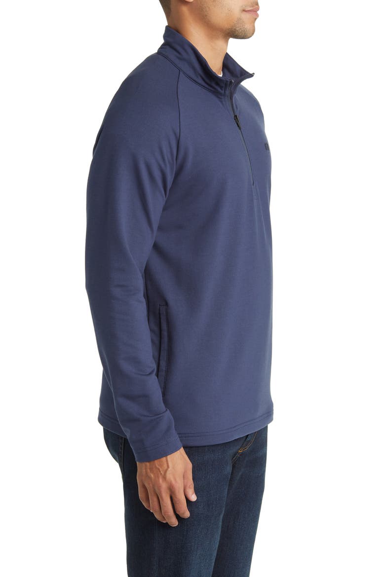 Valiant Quarter Zip Pullover, Alternate, color, MOOD INDIGO