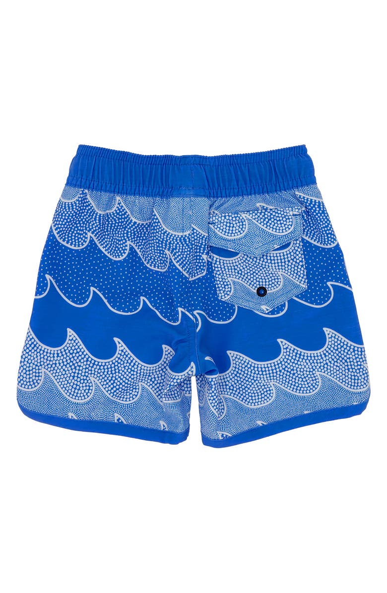 Feather 4 Arrow Cosmic Waves Board Shorts, Alternate, color, Marina Blue