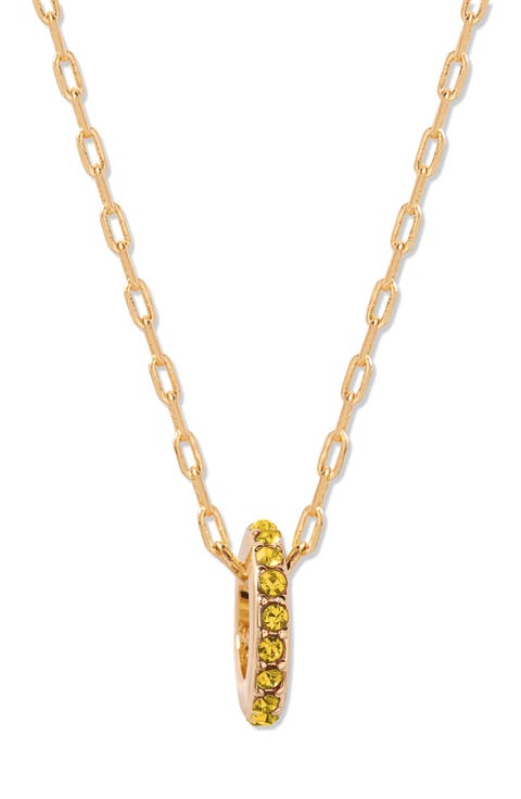 Gabby Birthstone Necklace