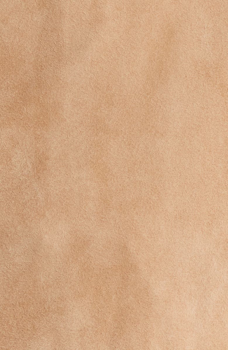 BOSS Melot Suede Bomber Jacket, Alternate, color, 