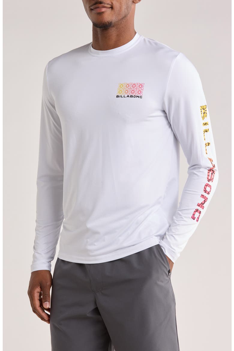 Fracture UPF 50+ Sun Shirt, Main, color, WHITE