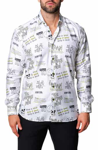 Maceoo Fibonacci Urban Contemporary Fit Button-Up Shirt