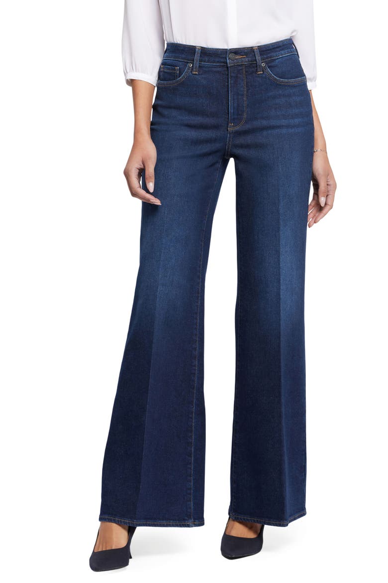 Mia Palazzo High Waist Flare Jeans, Main, color, NORTHBRIDGE