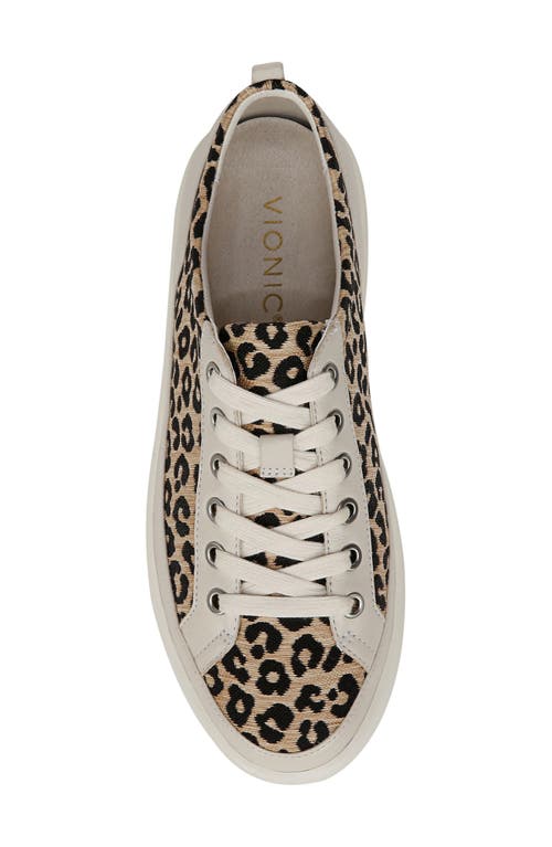 Vionic Winny Low Top Sneaker In Natural Leopard