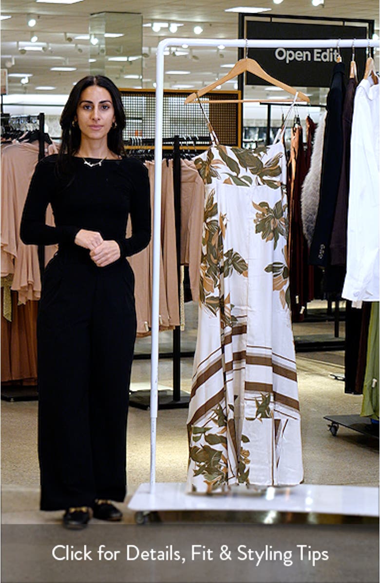 Elanor Print Sleeveless Maxi Dress, sales video thumbnail