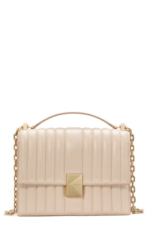 deco quilted leather convertible crossbody bag