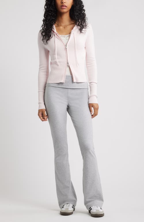 Bp. Foldover Flare Leggings In Gray