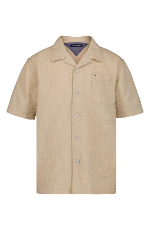 Kids' Waffle Camp Shirt
