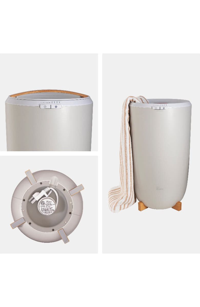 Zadro Large Bucket Towel Warmer, Alternate, color, Bamboo/Gray