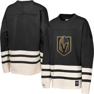 Mitchell & Ness Youth Mitchell & Ness Black Vegas Golden Knights Chainstitch Heavyweight Long Sleeve Top