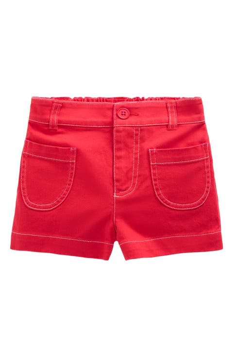 Kids' Patch Pocket Stretch Cotton Shorts (Toddler, Little Kid & Big Kid)