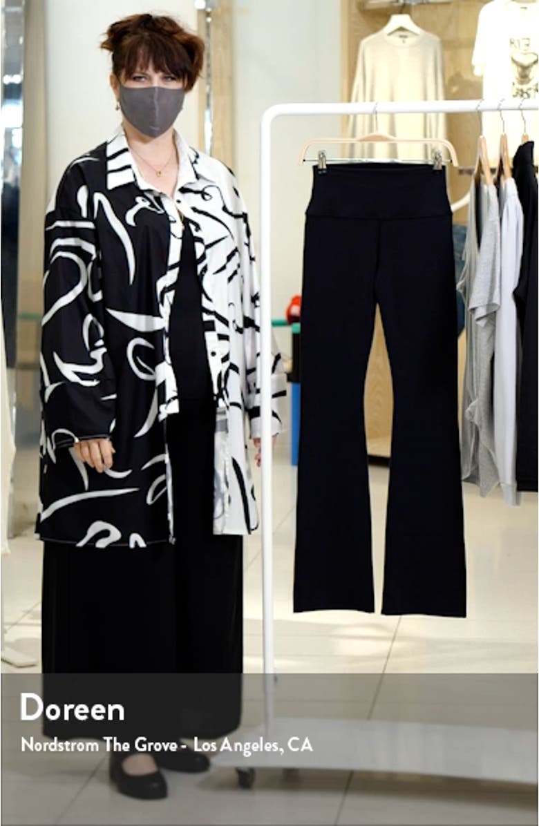 Airbrush High Waist Flare Yoga Pants, sales video thumbnail