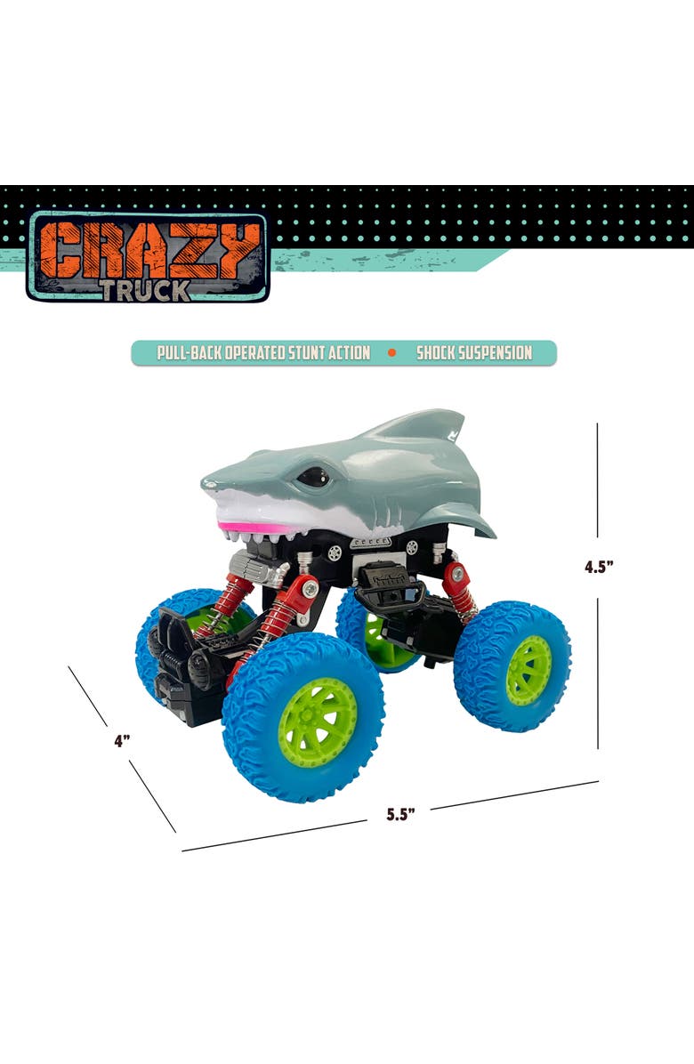 THIN AIR BRANDS Big Wheels Shark Truck, Alternate, color, Multicolored