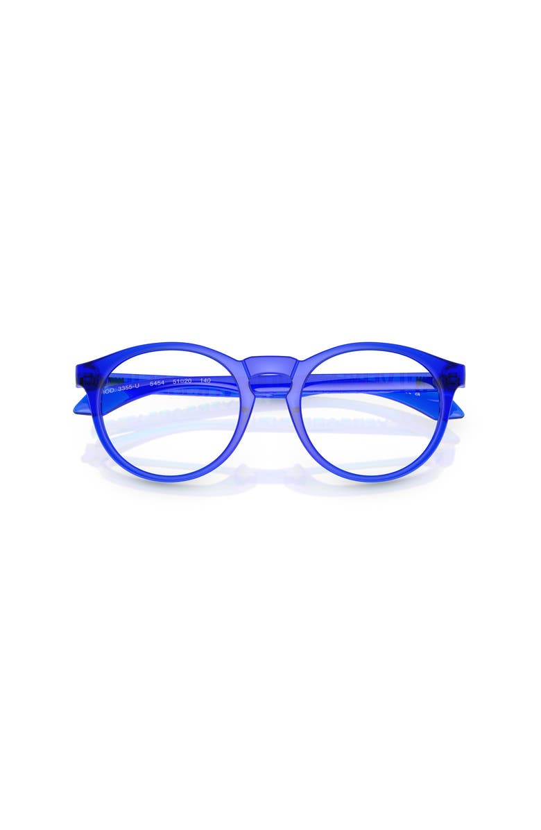 Versace 51mm Phantos optical glasses, Alternate, color, Blue