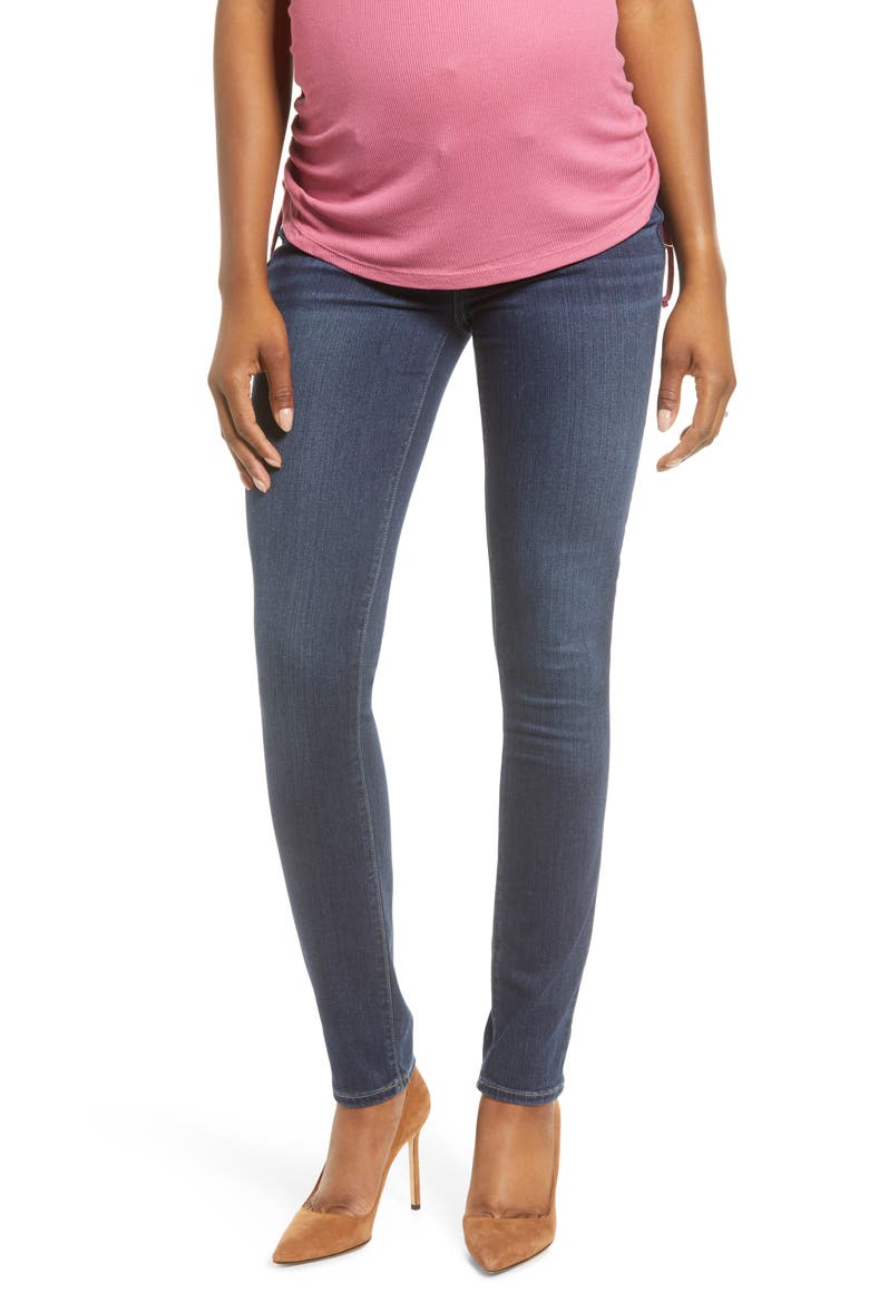 Transcend Verdugo Skinny Maternity Jeans, Alternate, color, NOTTINGHAM