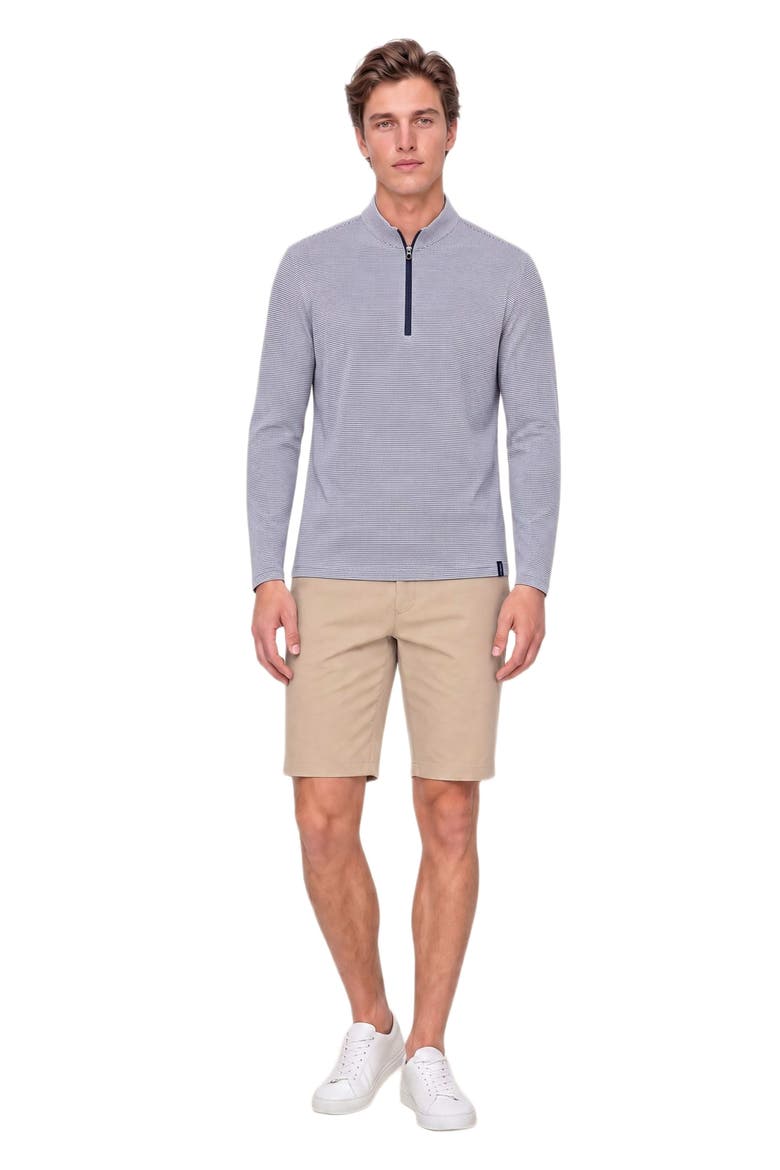 Rio 1/4 Zip, Alternate, color, Driver Navy/White
