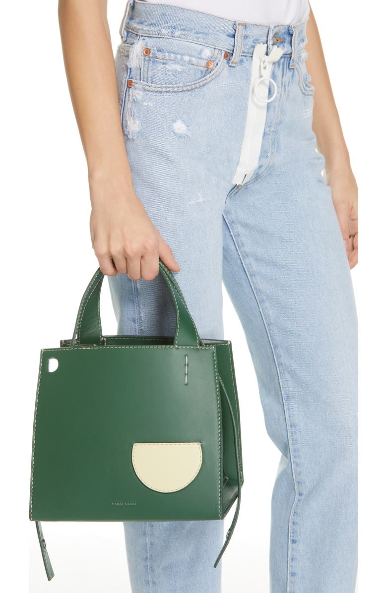 Danse Lente Margot Leather & Genuine Shearling Tote Bag, Alternate, color,