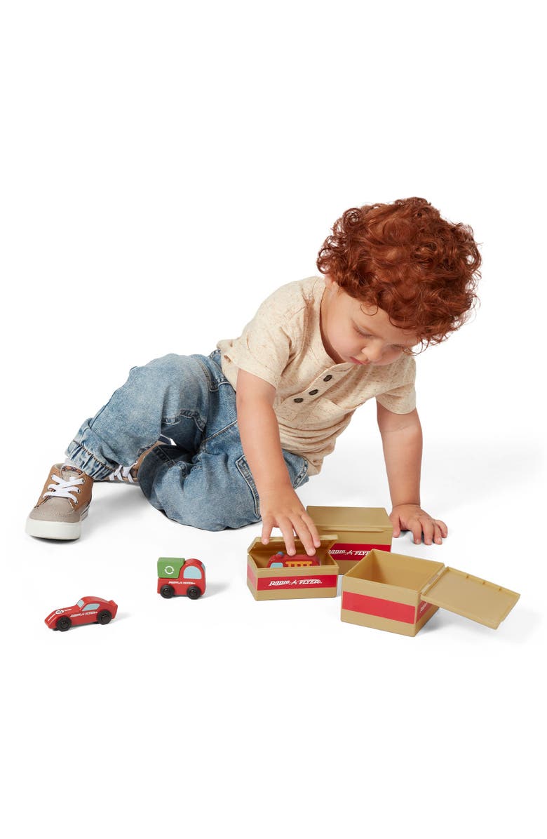 Radio Flyer Ride & Deliver Truck, Alternate, color, Red