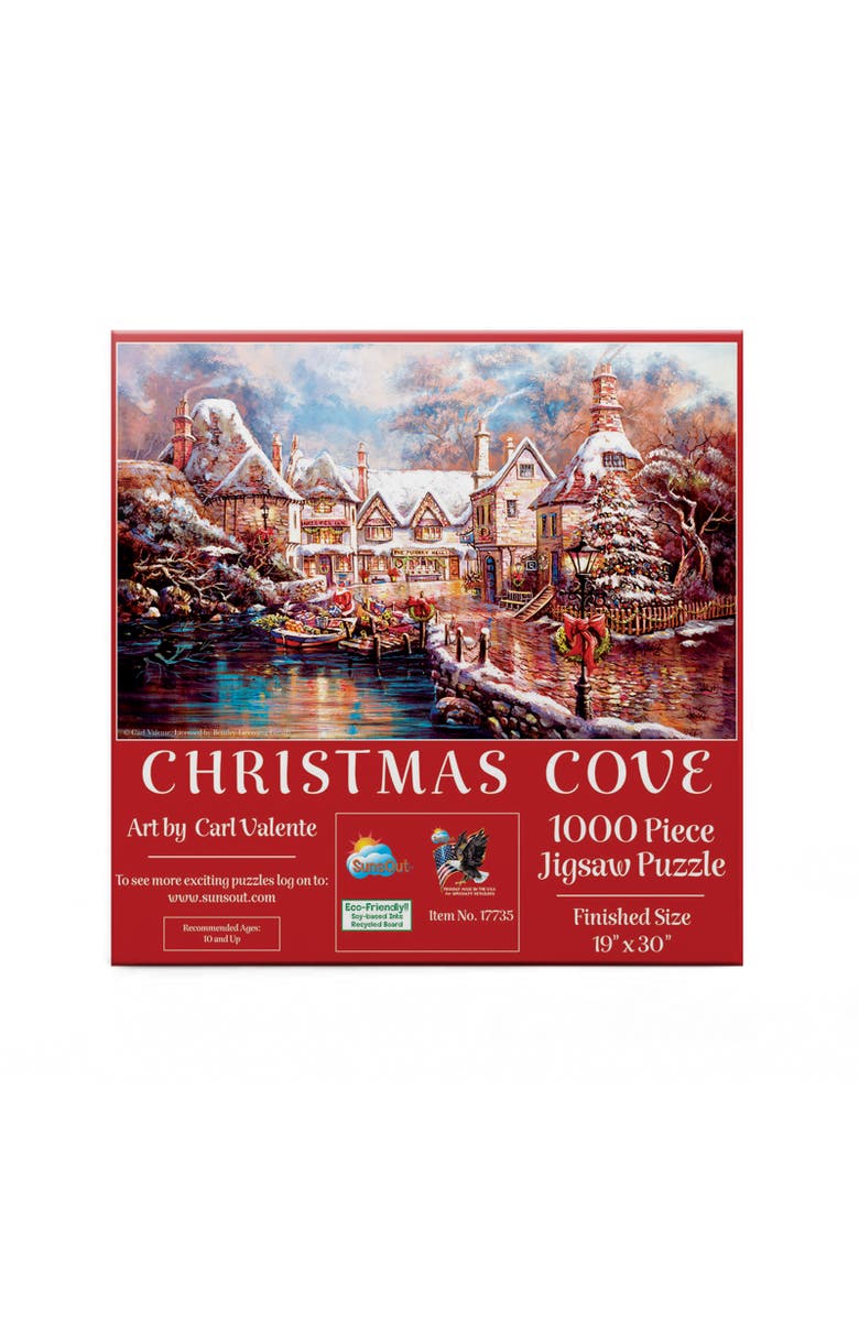 Sunsout Christmas Cove 1000 piece Jigsaw Puzzle for Adults, Alternate, color, Multicolor