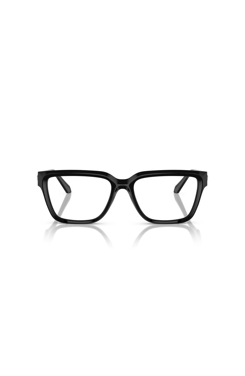 Versace 55mm Rectangle optical glasses, Alternate, color, Black