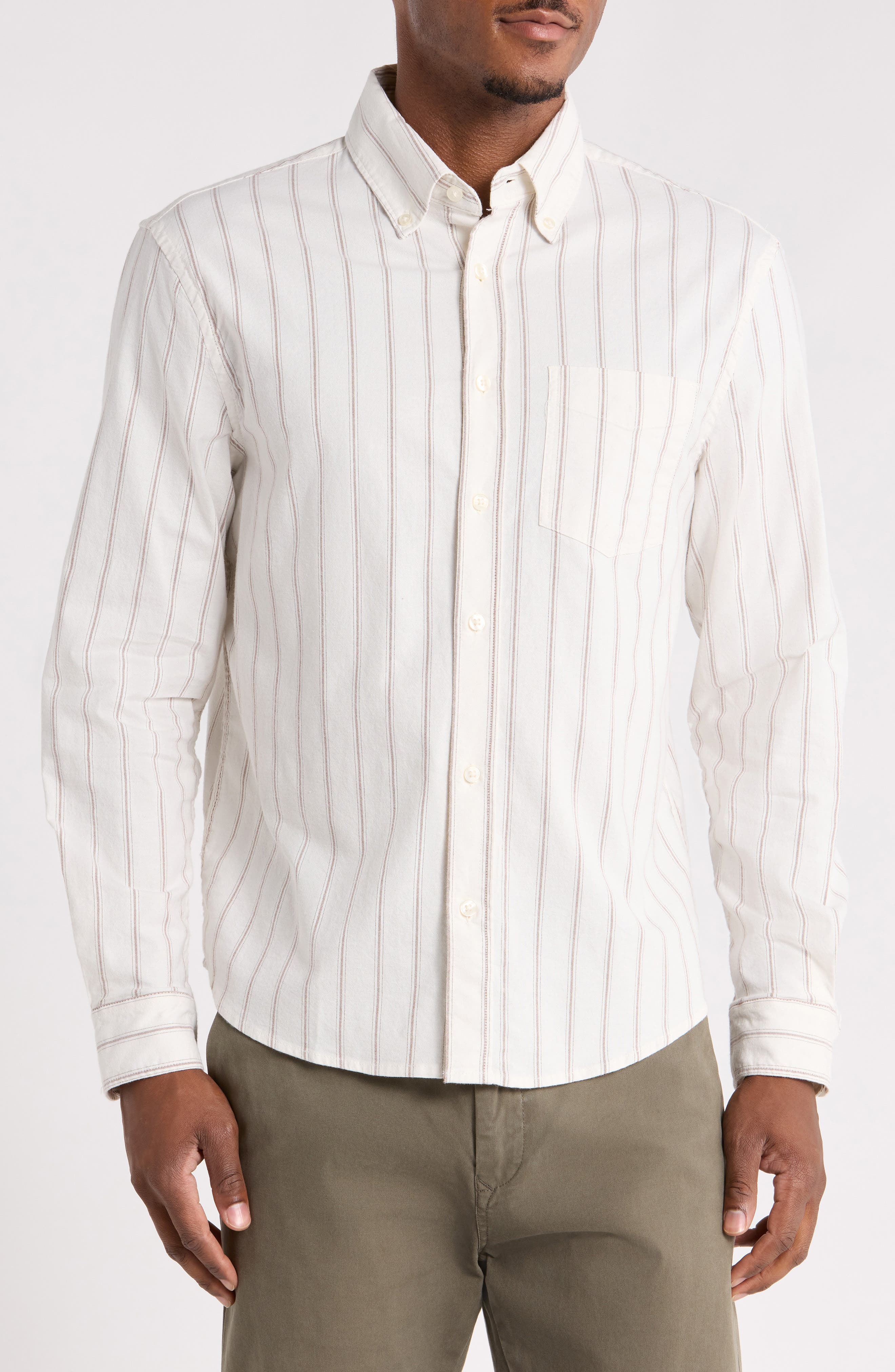 Stripe Button-Down Shirt