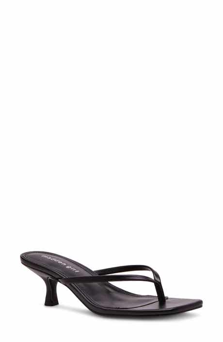 Madden Girl <p>Charlenne Kitten Heel Thong Sandal (Women)</p>