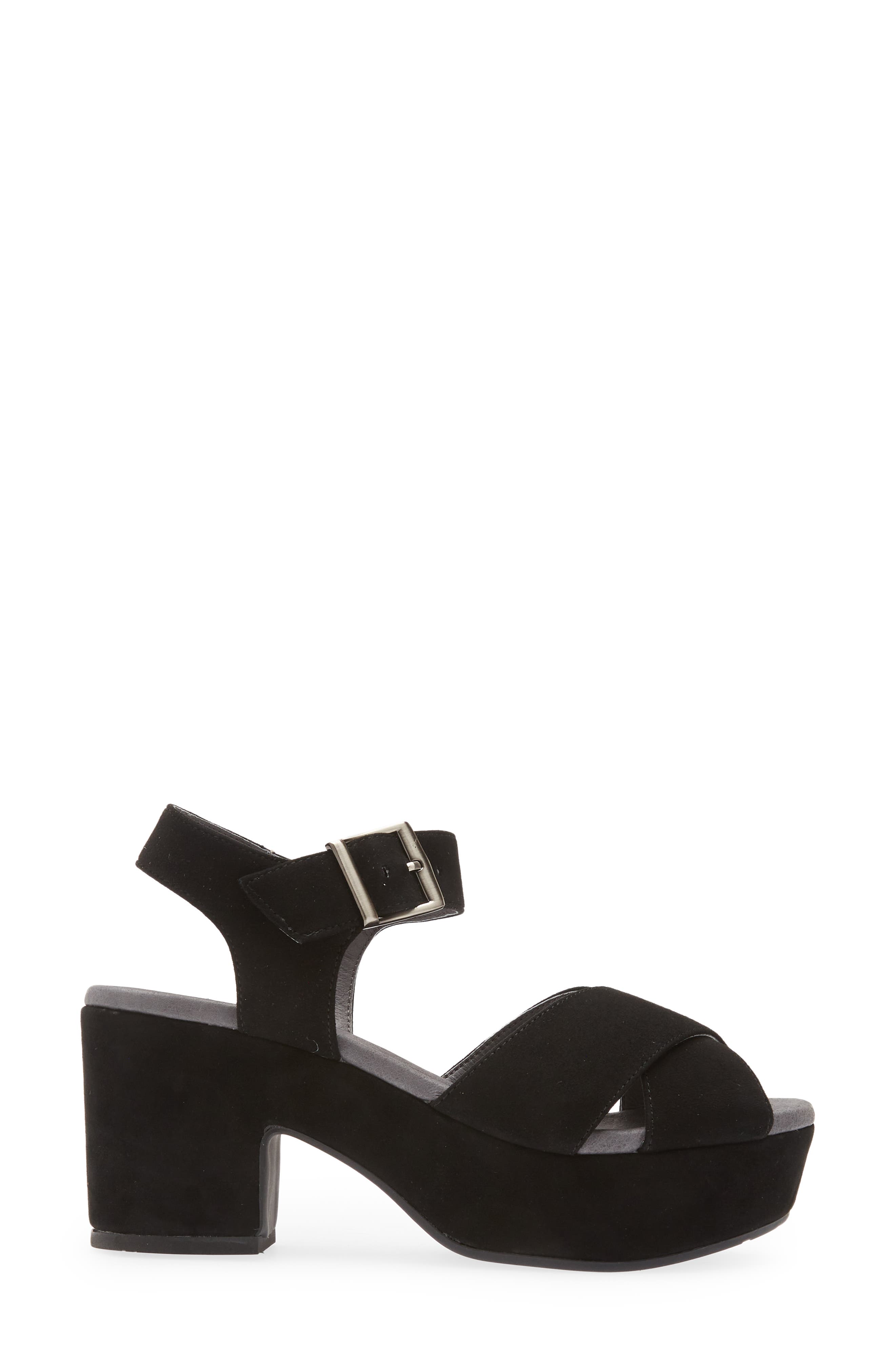 Chocolat Blu Ginny Ankle Strap Platform Sandal, Alternate, color, 