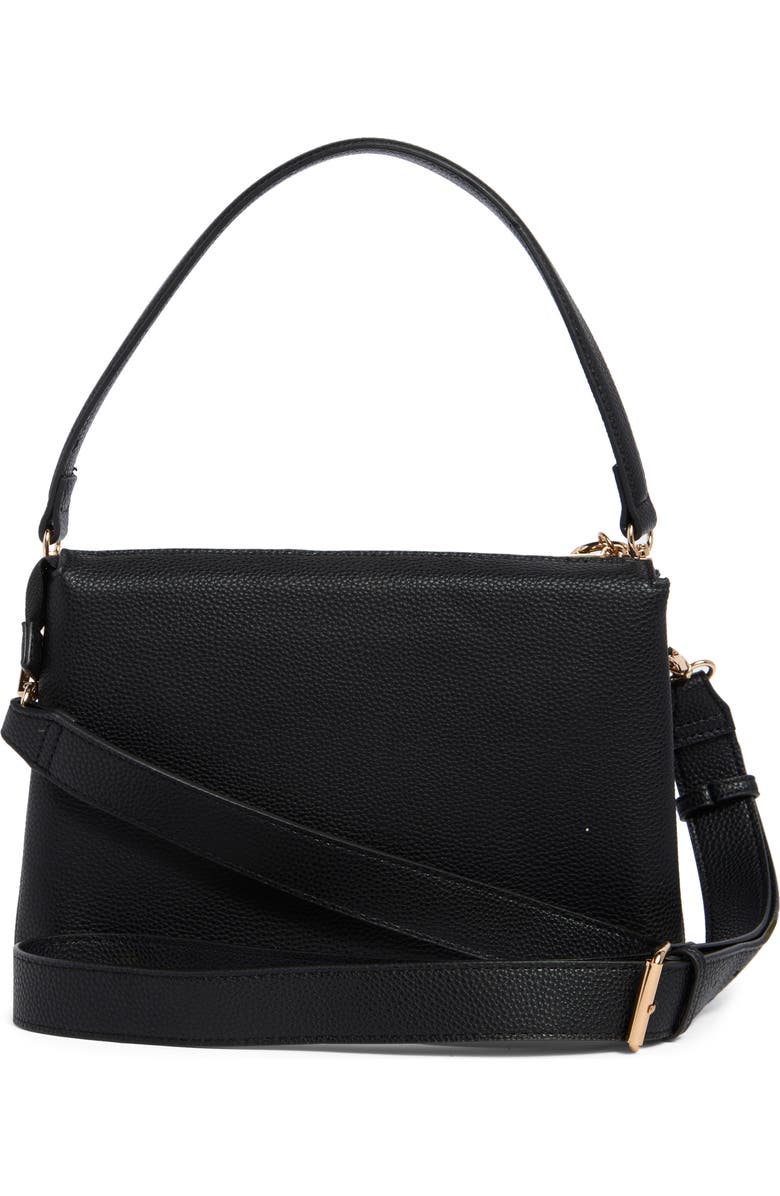 Nanette Lepore Alyce Triple Section Crossbody Bag, Alternate, color, Black