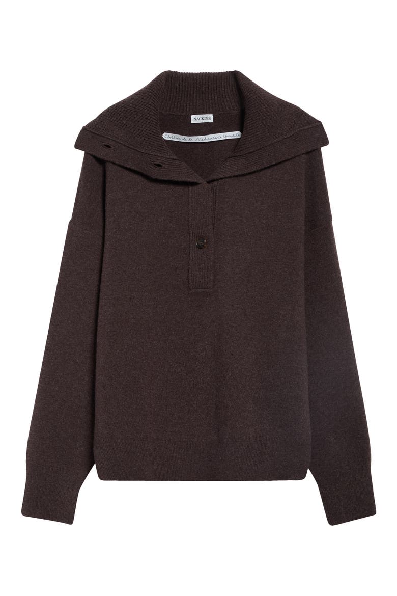 Mixtape Wool & Cashmere Sweater, Main, color, CHOCO
