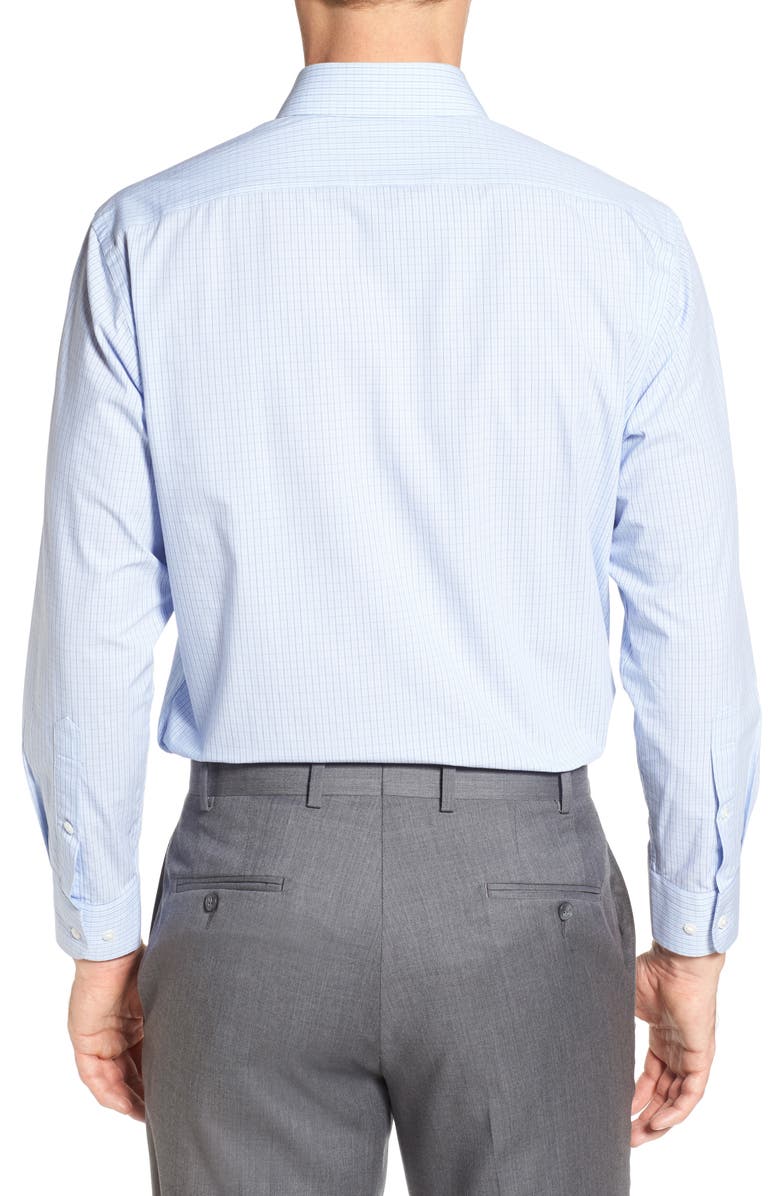 NORDSTROM MEN'S SHOP Tech-Smart Traditional Fit Stretch Tattersall Dress Shirt, Alternate, color, 