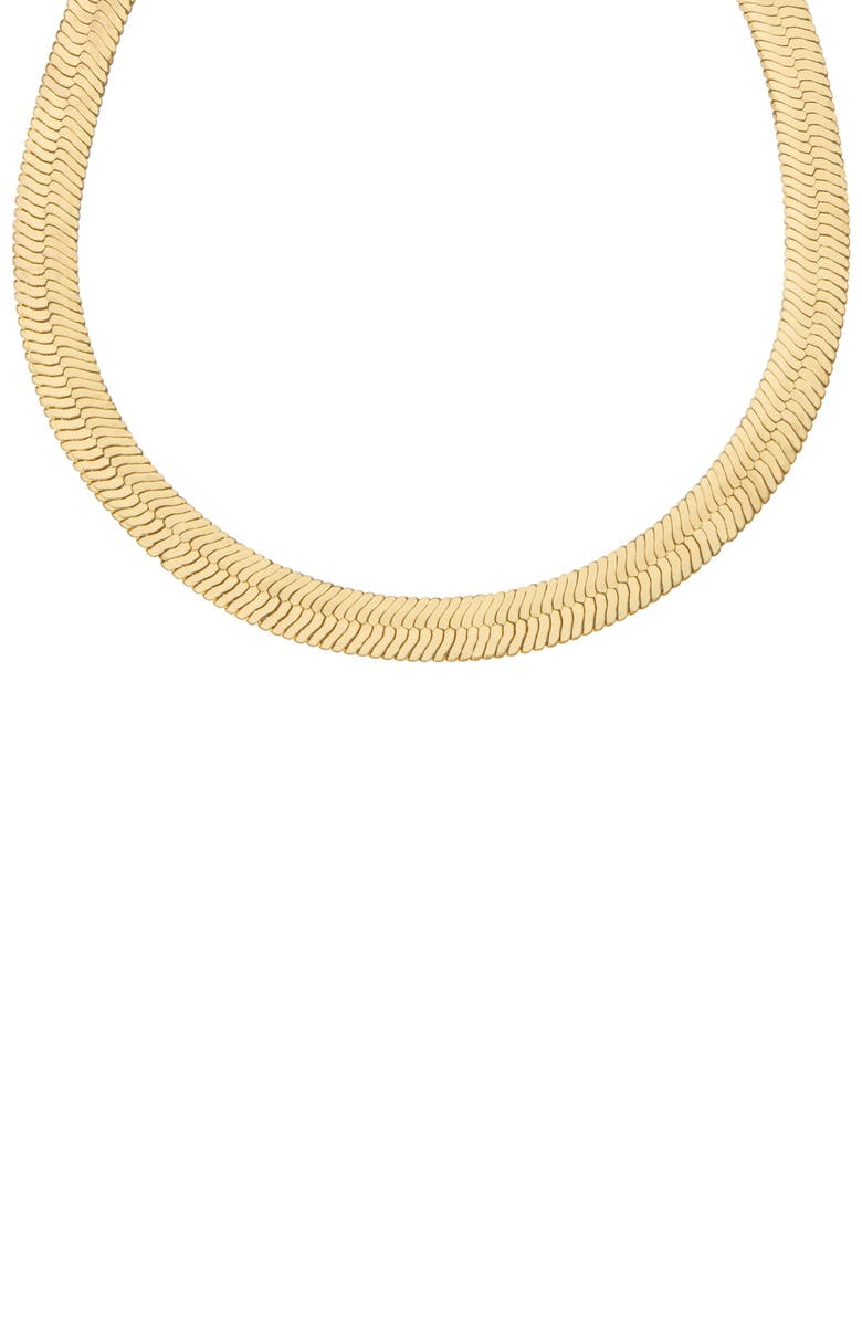 Ettika Snake Chain Necklace, Alternate, color, Gold