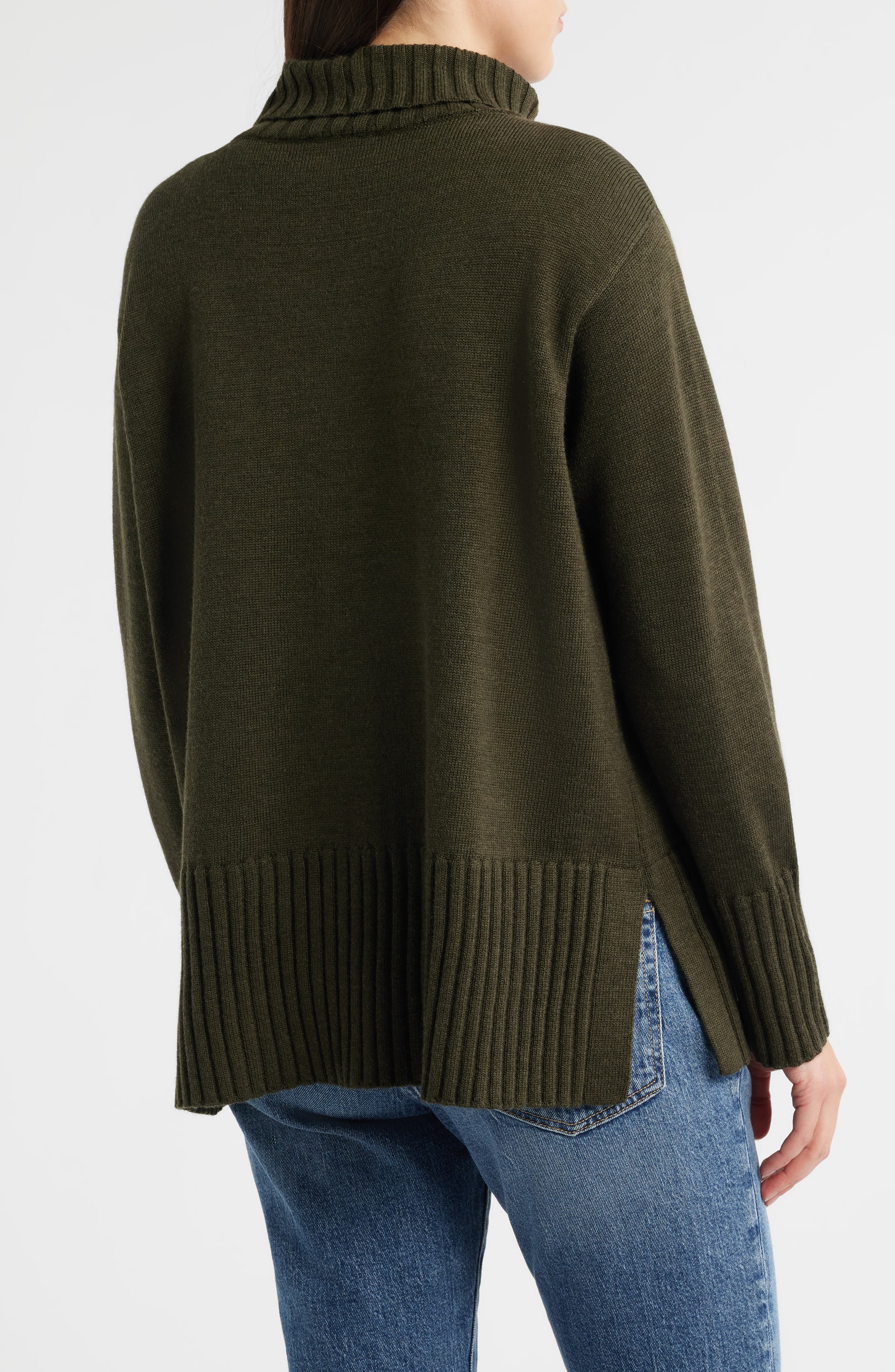 Turtleneck Merino Wool Sweater - image 2