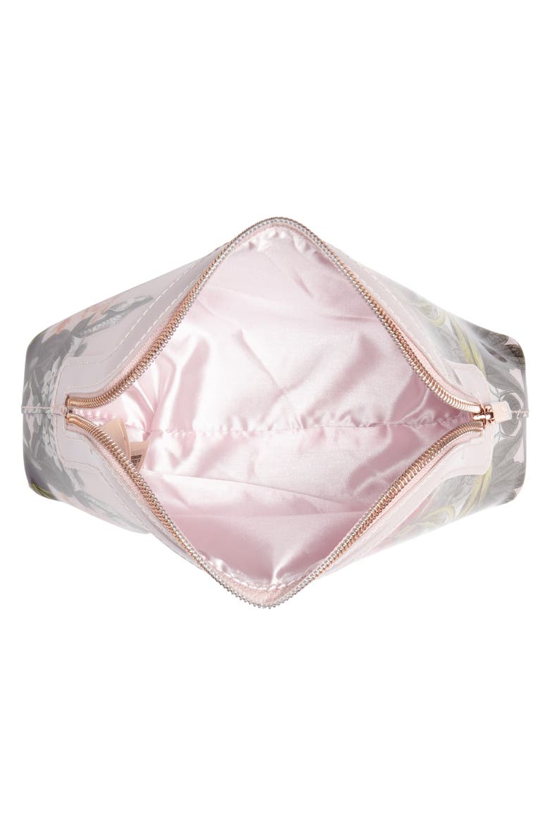 Ted Baker Genlee - Palace Gardens Cosmetics Bag, Alternate, color, DUSKY PINK