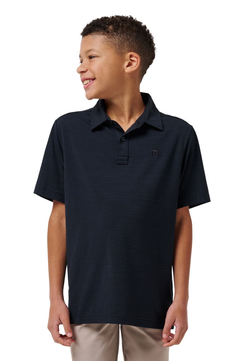 Kids' Y The Heater Polo, Main, color, BLACK