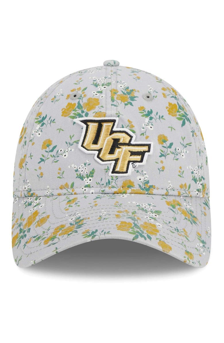 New Era Women's New Era Gray UCF Knights Bouquet 9TWENTY Adjustable Hat, Alternate, color, 