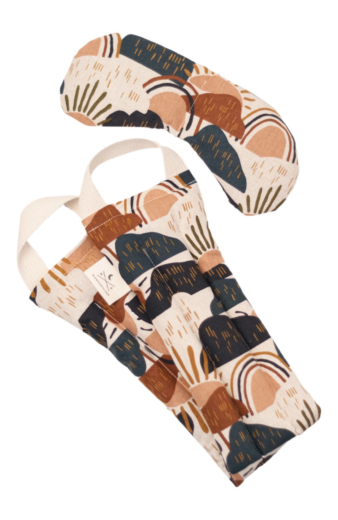 SLOW NORTH Eye Mask + Neck Wrap Bundle - Rainbow Hill 