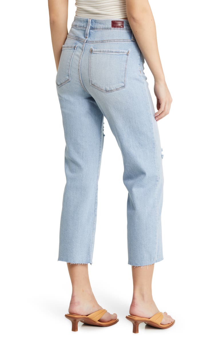 Whetherly James High Waist Ankle Wide Leg Jeans, Alternate, color, 