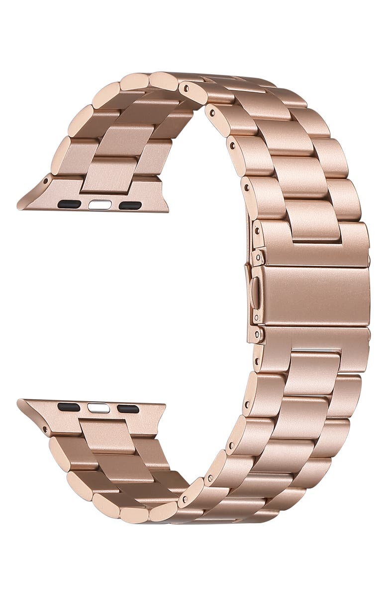 The Posh Tech Rose Apple Watch<sup>®</sup> SE & Series 7/6/5/4/3/2/1 Bracelet Watchband, Alternate, color,