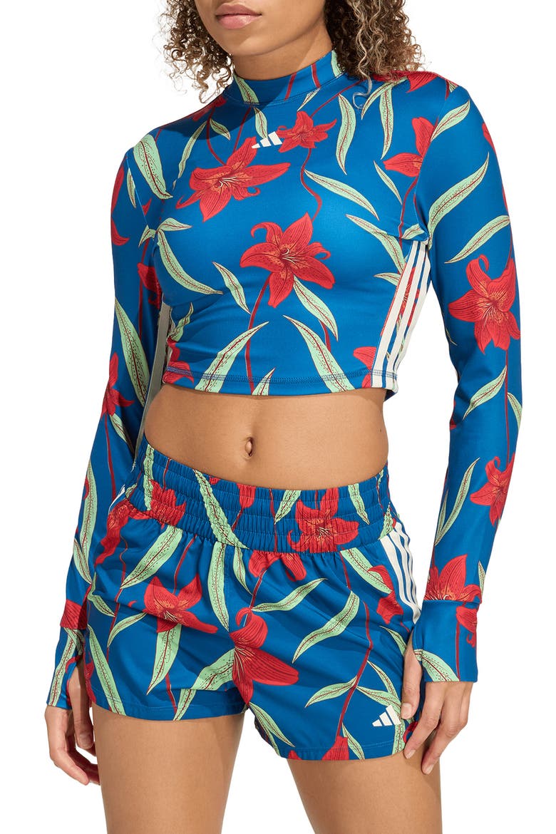 x FARM RIO Long Sleeve Training Top, Main, color, MARINE/ TACTILE RED/ WHITE