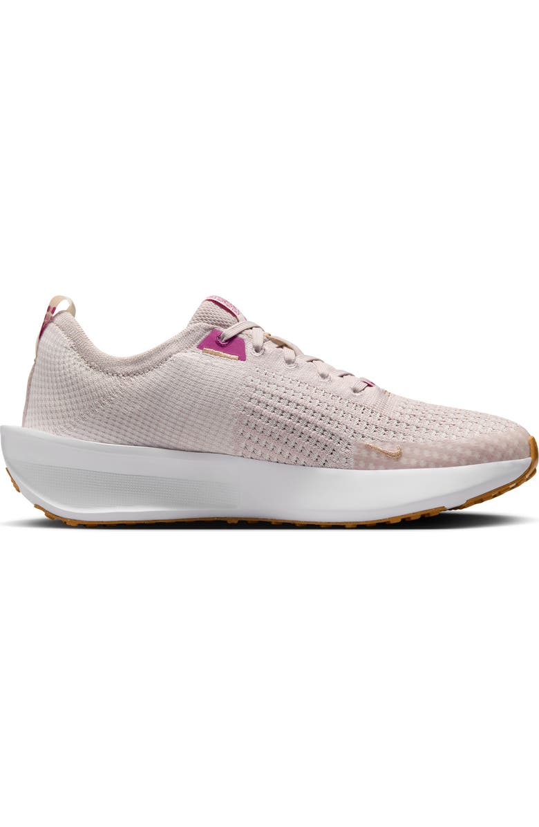 Nike Interact Run Running Shoe, Alternate, color, Platinum Violet/ Red Bronze