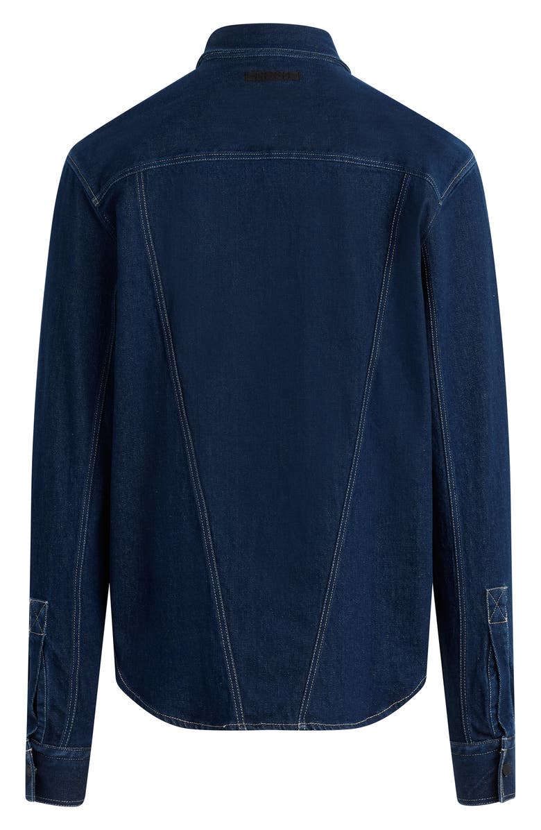 Hudson Jeans Denim Snap-Up Shirt, Alternate, color, Eclipse