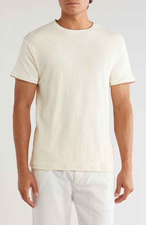 Textured Crewneck T-Shirt
