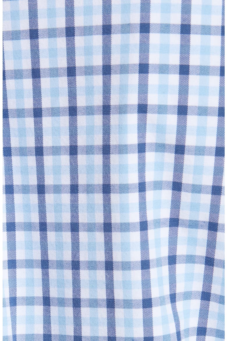 Tucker Mizpah Plaid Button-Down Performance Shirt, Alternate, color, JAKE BLUE