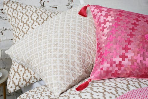 Carol & Frank 20" X 26" Talley Dune Tan Cotton Standard Sham In Neutral