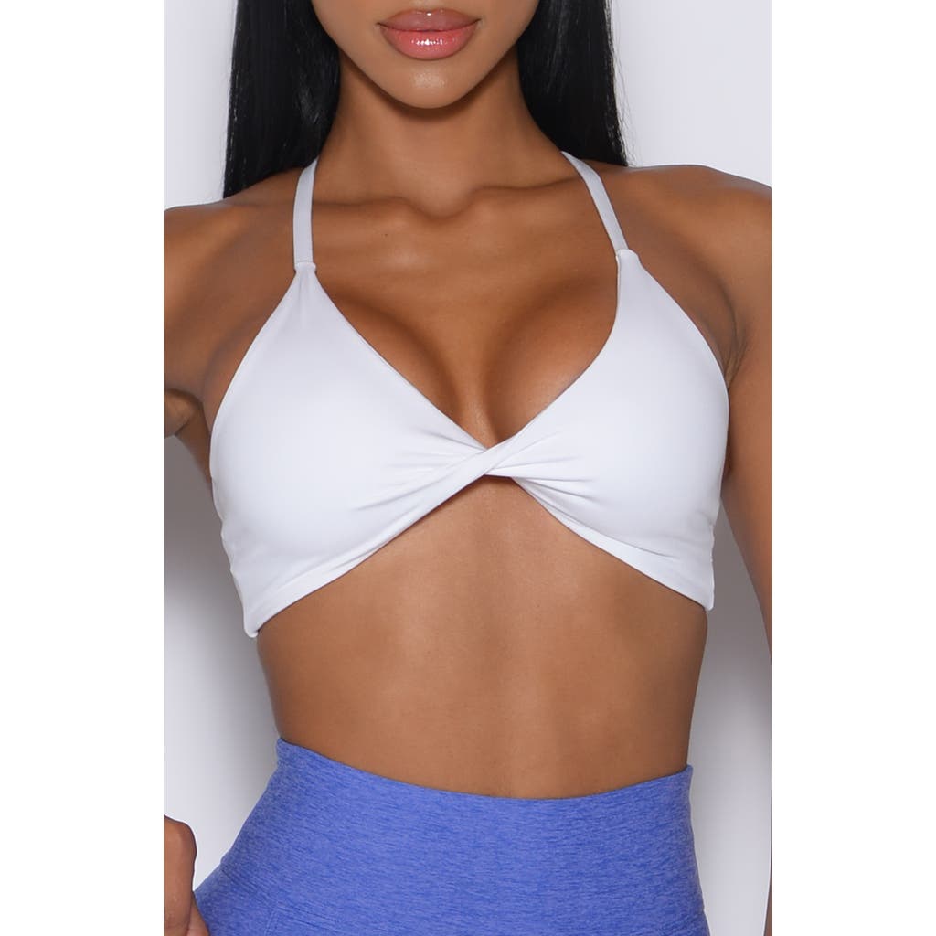 Bombshell Sportswear Twist Mini Bra In White