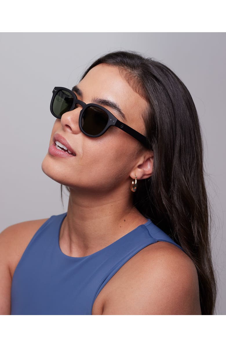 IZIPIZI #C 47mm Square Sunglasses, Alternate, color, Black