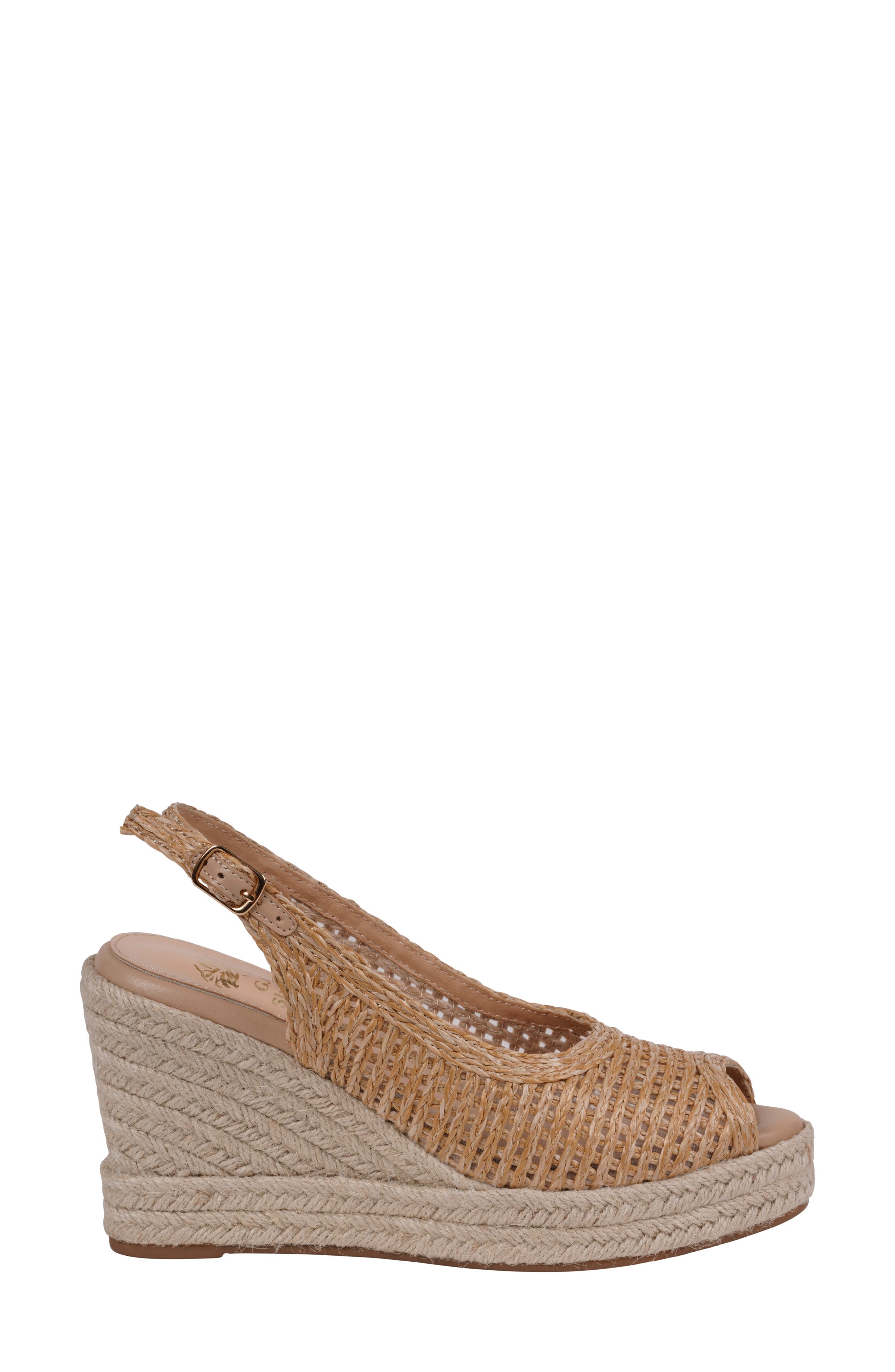 GC SHOES Amira Slingback Espadrille Wedge Sandal, Alternate, color, 