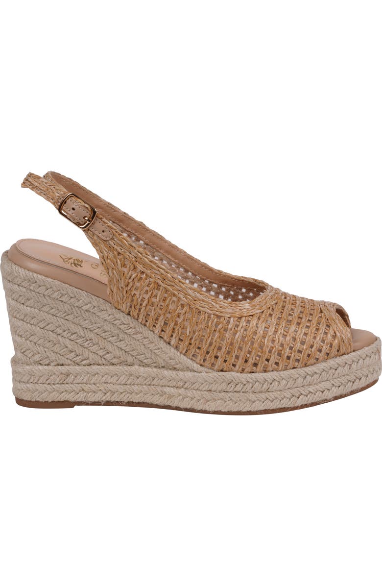GC SHOES Amira Slingback Espadrille Wedge Sandal, Alternate, color,