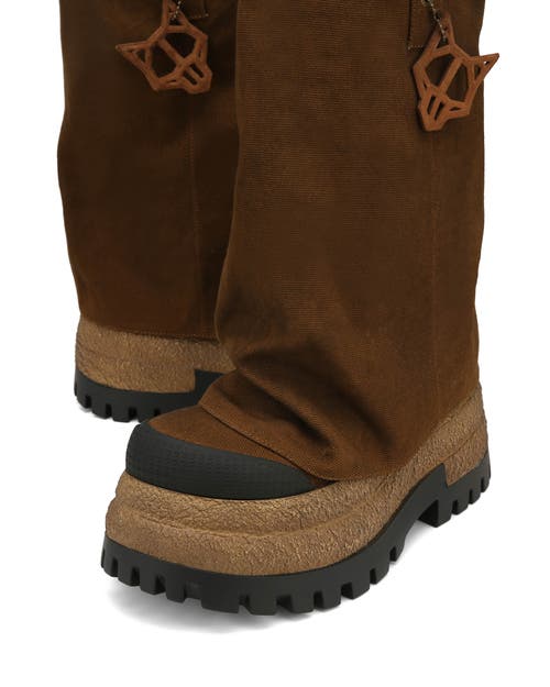 Naked Wolfe Disturb Canvas Toffee In Toffee-distress